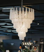 Glass Pinecone Chandelier