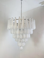Glass Pinecone Chandelier
