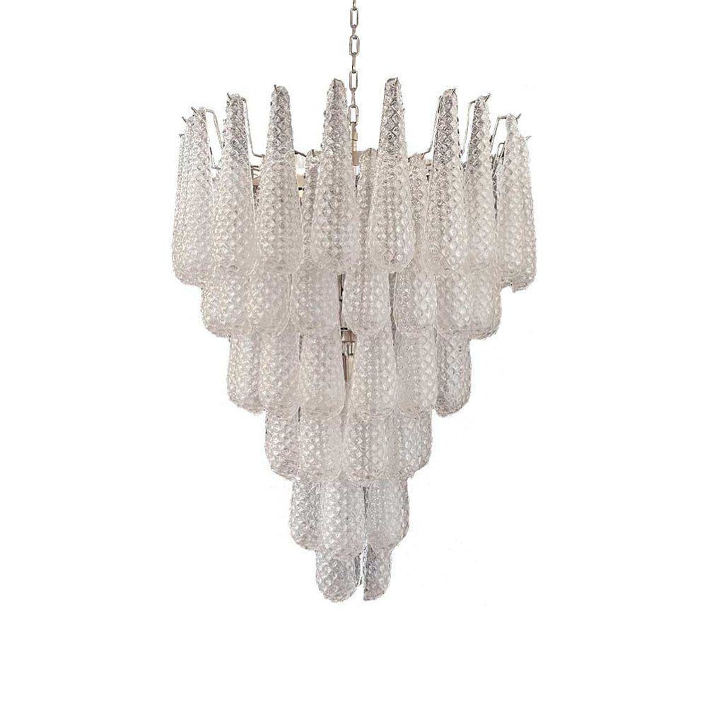 Glass Pinecone Chandelier