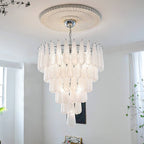 Glass Pinecone Chandelier