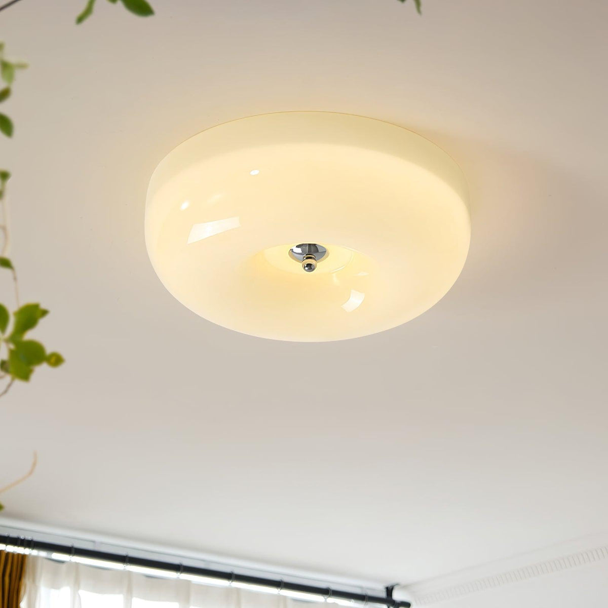 Swirl Glass Ceiling Lamp