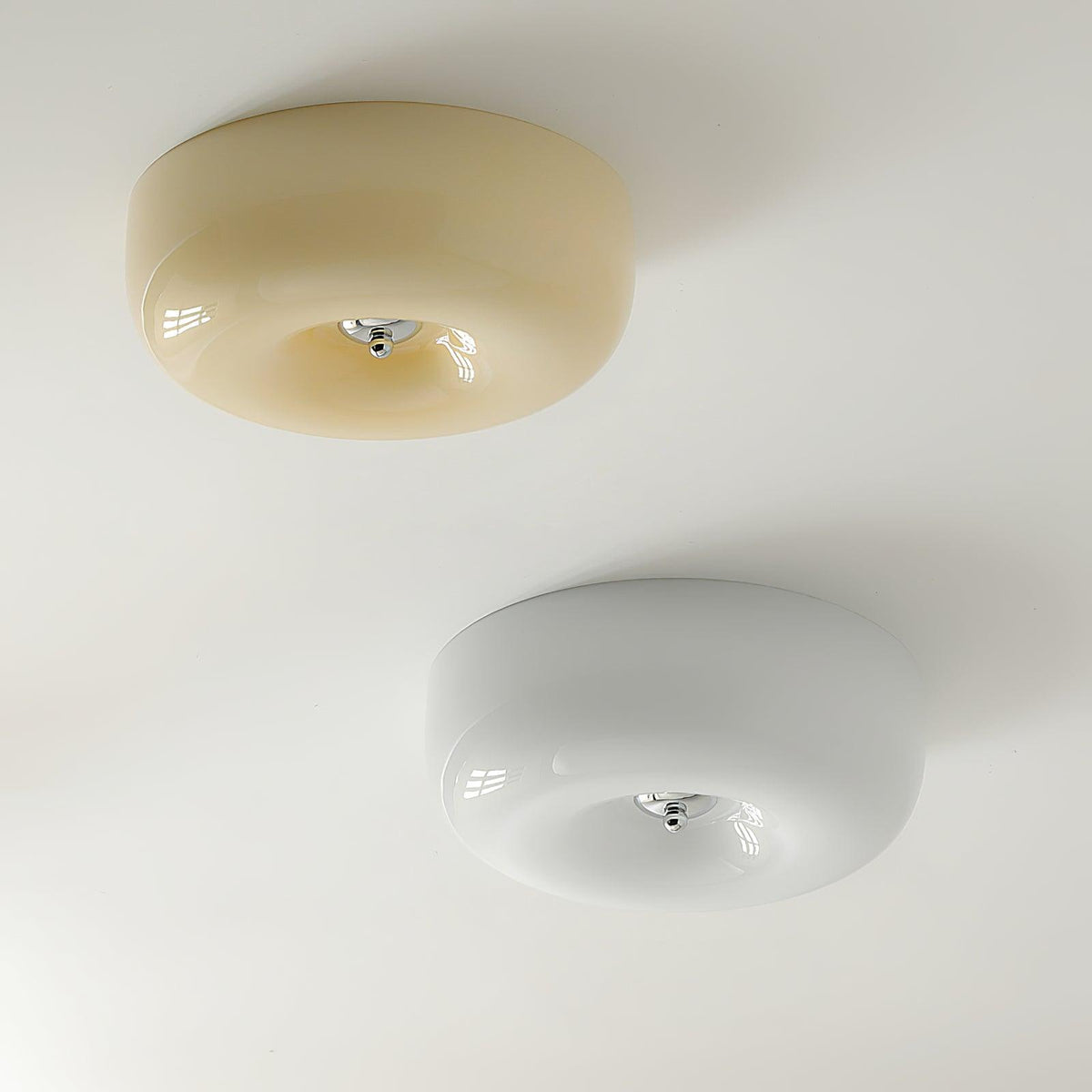 Swirl Glass Ceiling Lamp