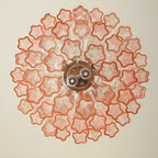 Rose Tubes Glass Chandelier