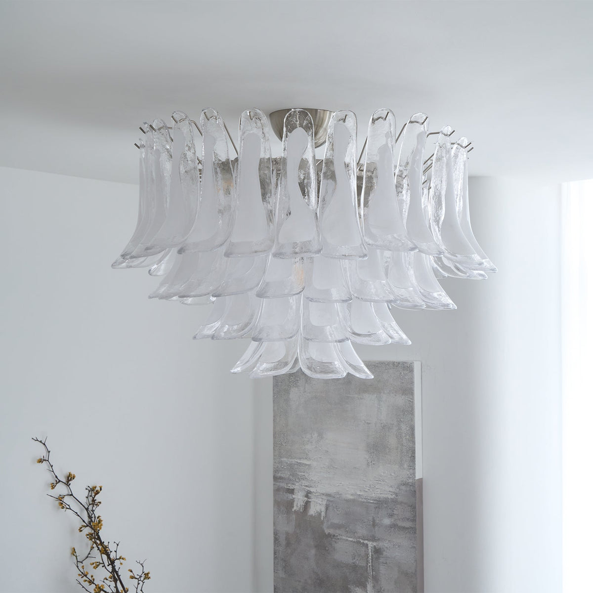 Wave Glass Ceiling Lamp