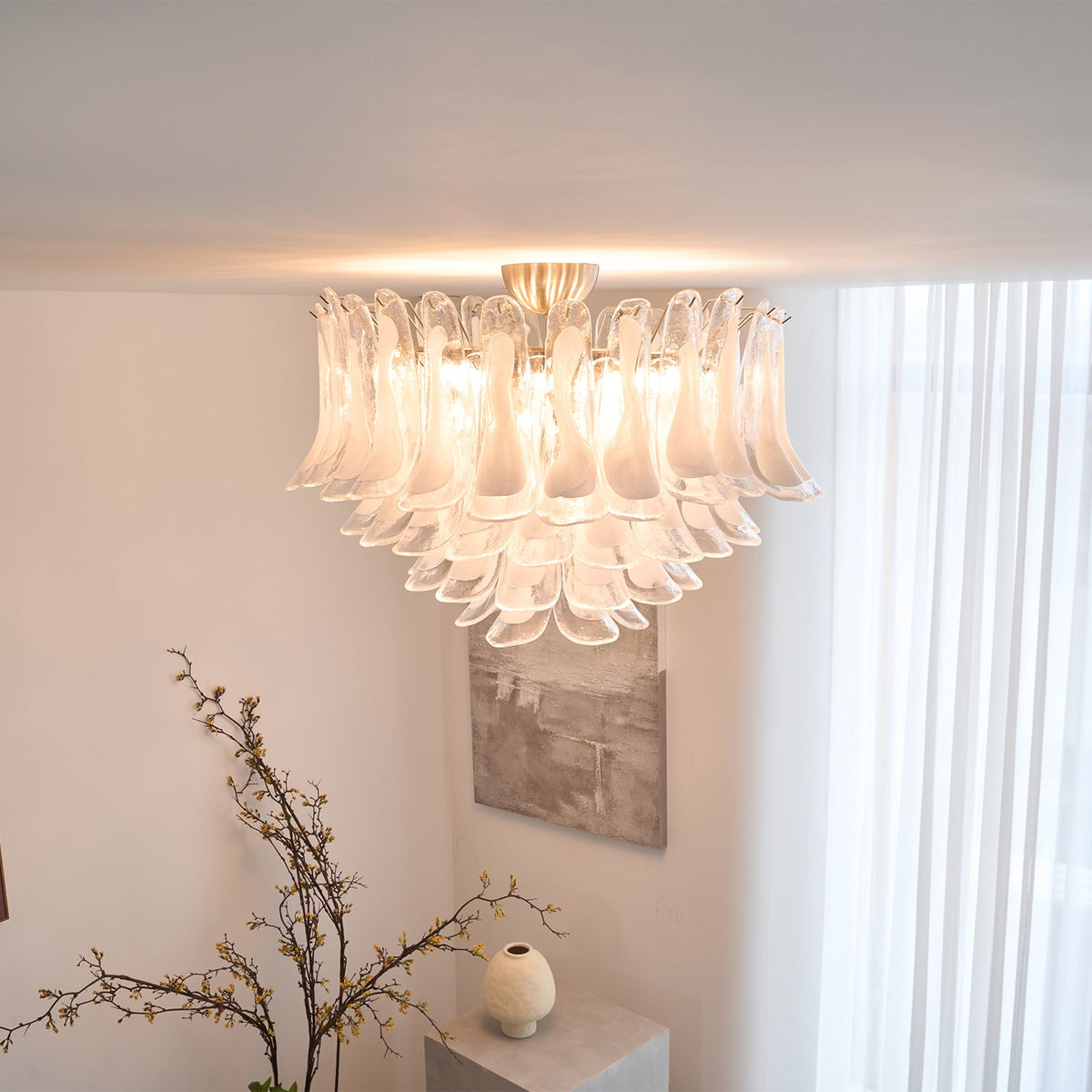 Wave Glass Ceiling Lamp