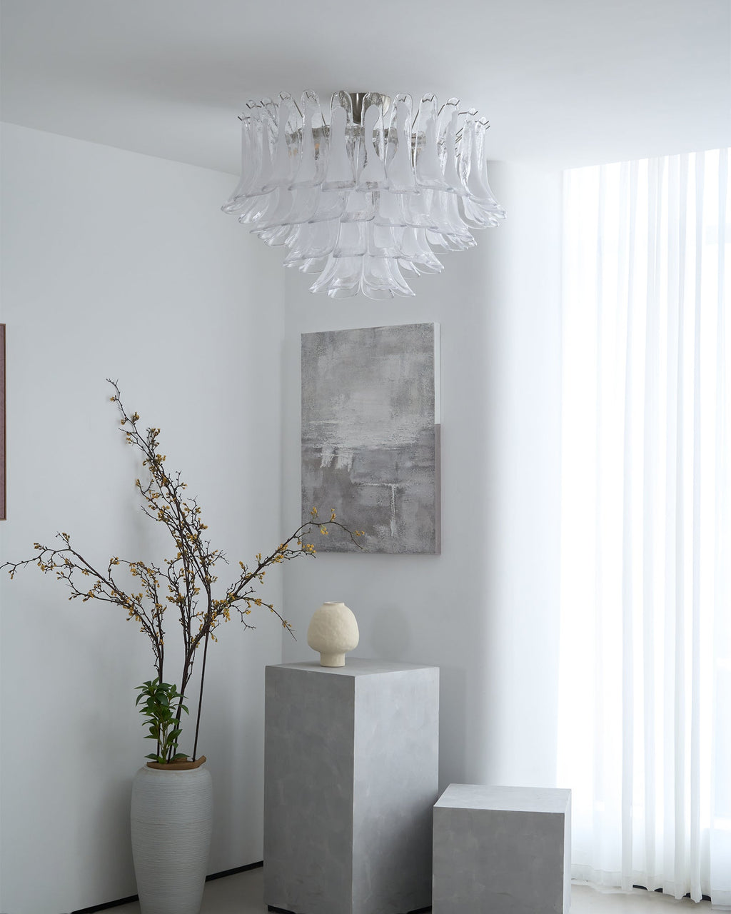 Wave Glass Ceiling Lamp