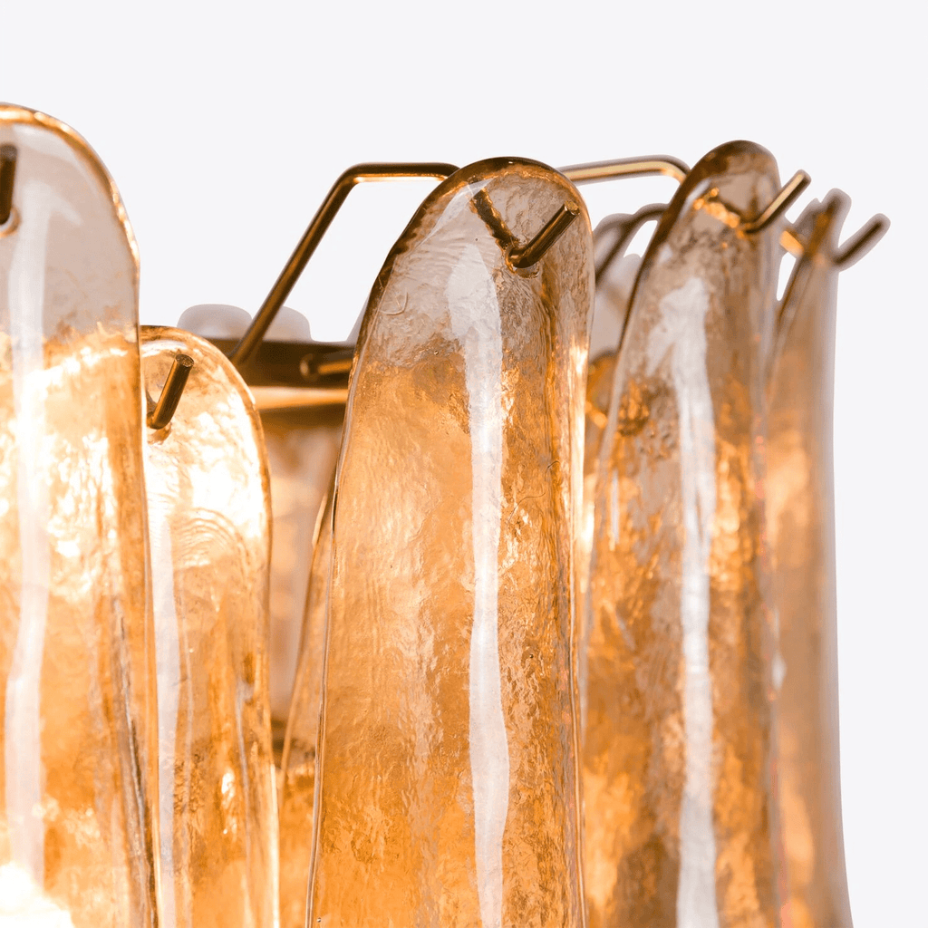 Amber Petalo Chandelier