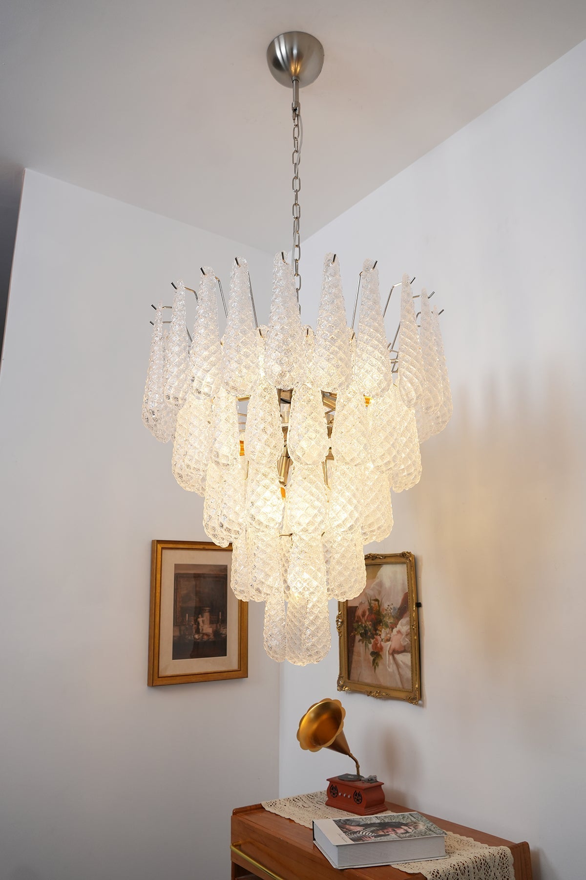 Glass Dewdrop Chandelier