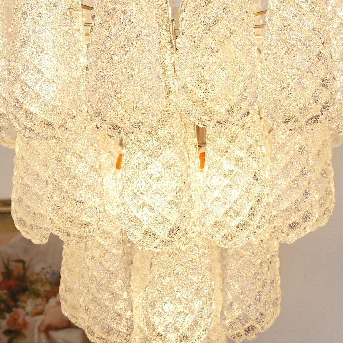 Glass Dewdrop Chandelier