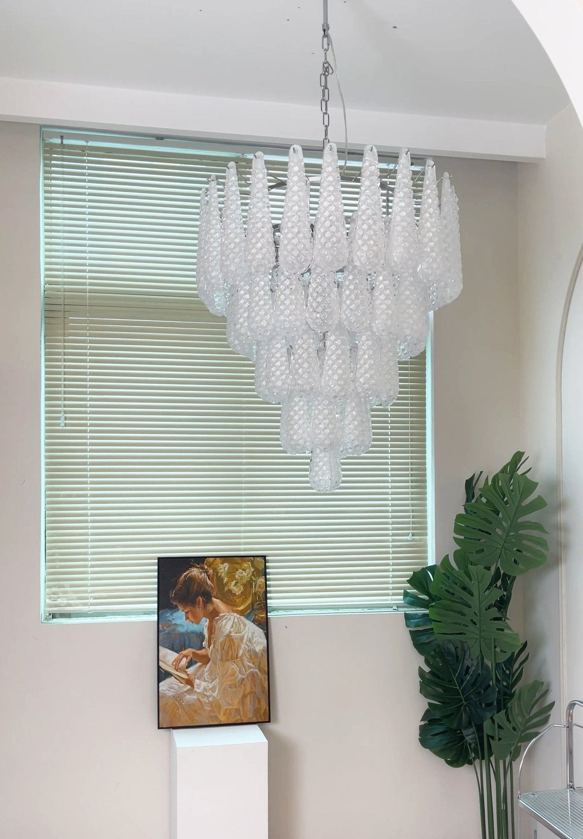 Glass Dewdrop Chandelier