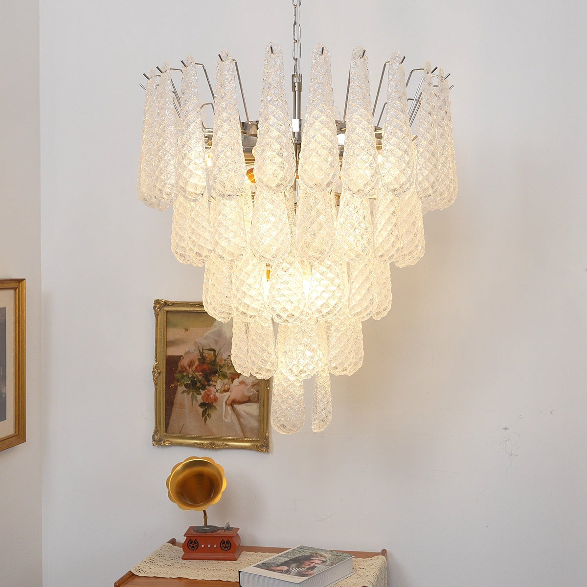 Glass Dewdrop Chandelier