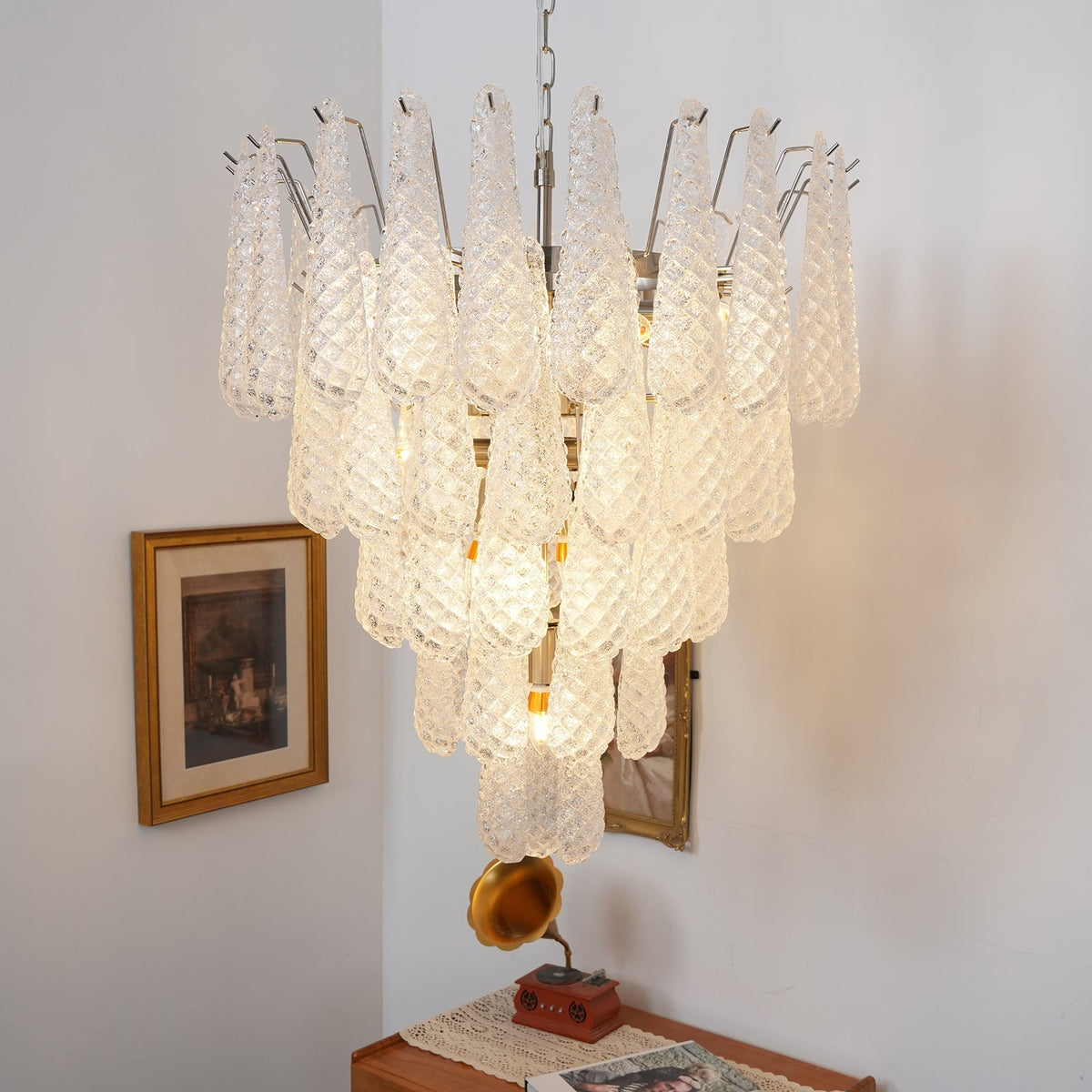 Glass Dewdrop Chandelier