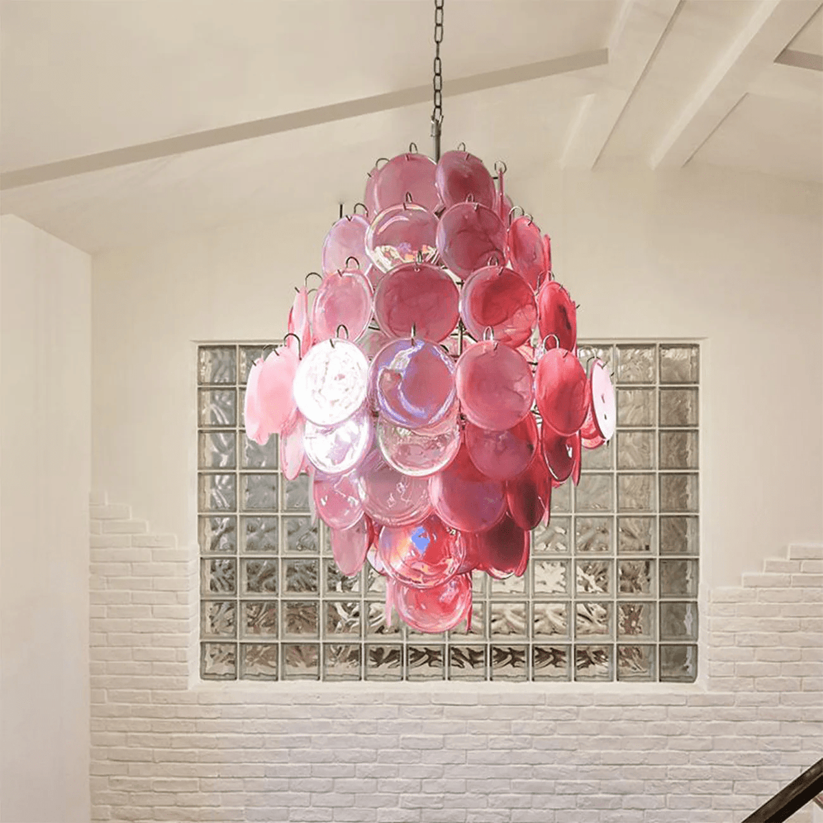 Rosa Glass Chandelier