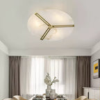 Clocks Alabaster Ceiling Light