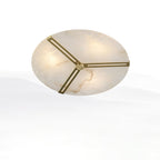 Clocks Alabaster Ceiling Light
