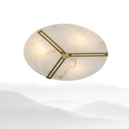 Clocks Alabaster Ceiling Light