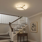 Clocks Alabaster Ceiling Light