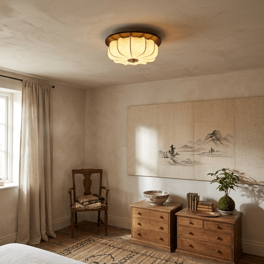 Elowen Fabric Ceiling Light