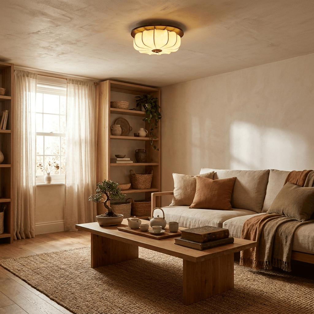 Elowen Fabric Ceiling Light