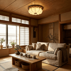 Elowen Fabric Ceiling Light