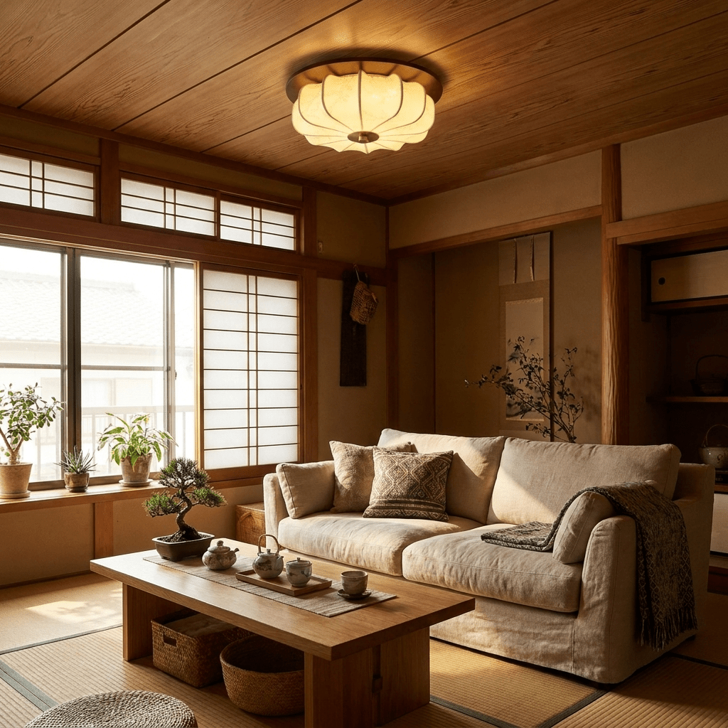 Elowen Fabric Ceiling Light