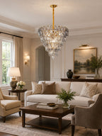 Smoke Gray Empire Chandelier