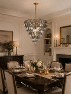 Smoke Gray Empire Chandelier