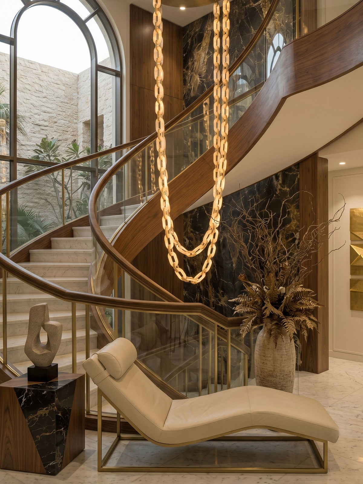 Chain Link Chandelier