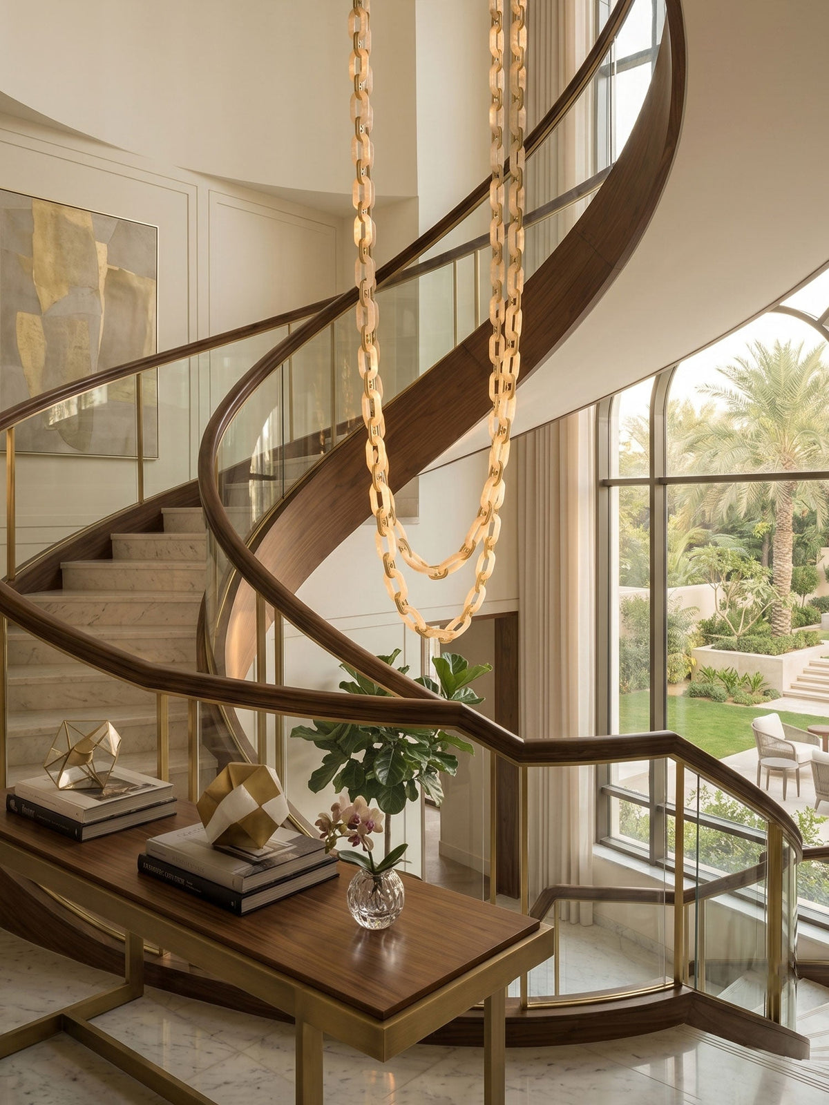 Chain Link Chandelier