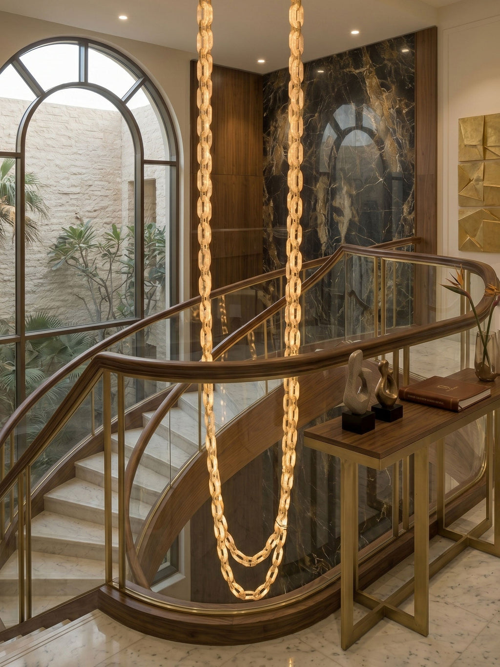 Chain Link Chandelier