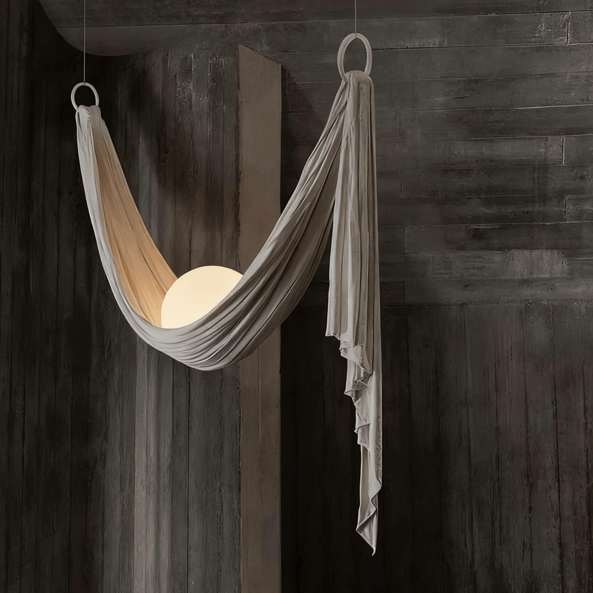 Hammock Fabric Pendant Light