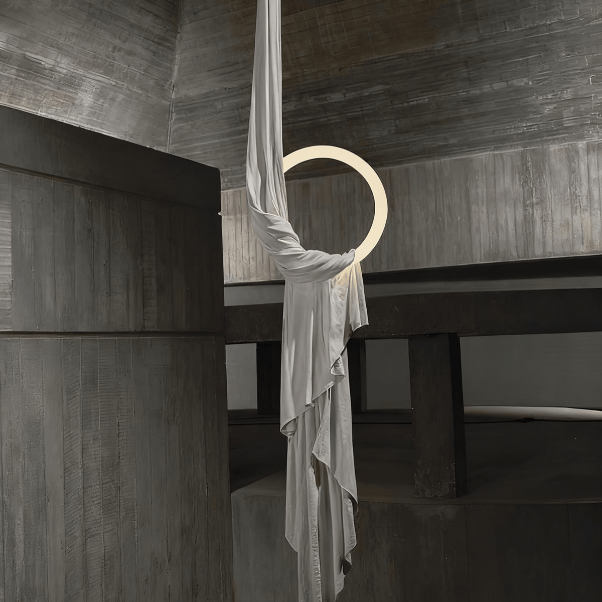 Hammock Fabric Pendant Light