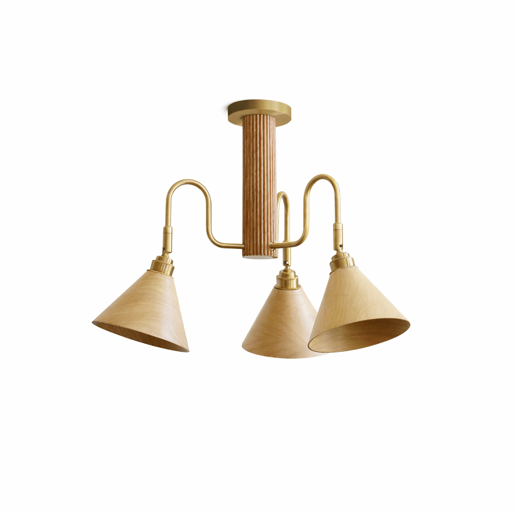 Bravik Wood Chandelier