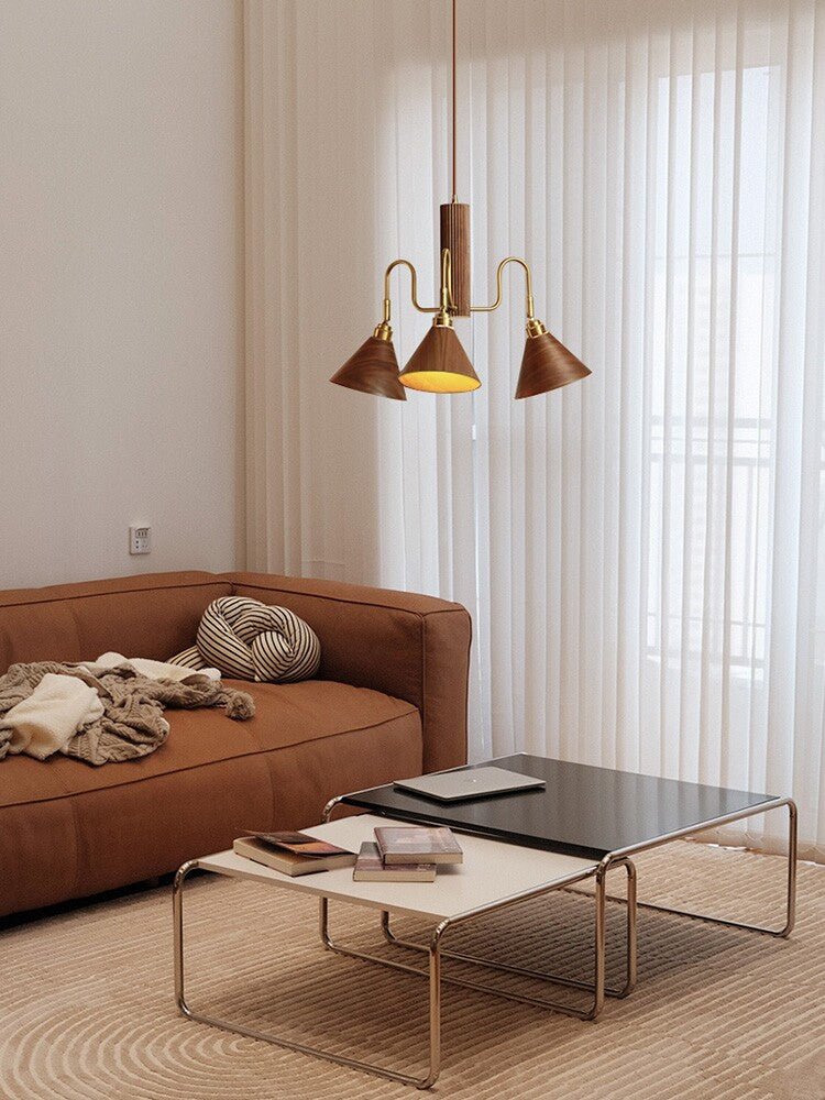 Bravik Wood Chandelier