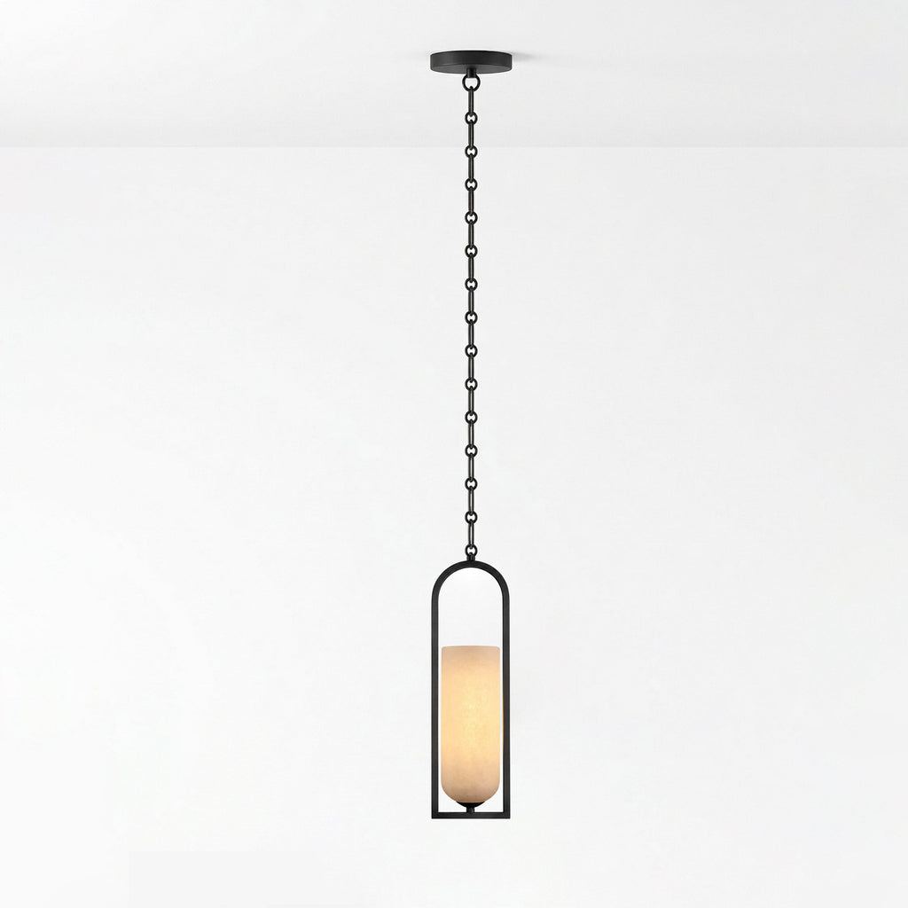 Cascading Chain Lantern Chandelier