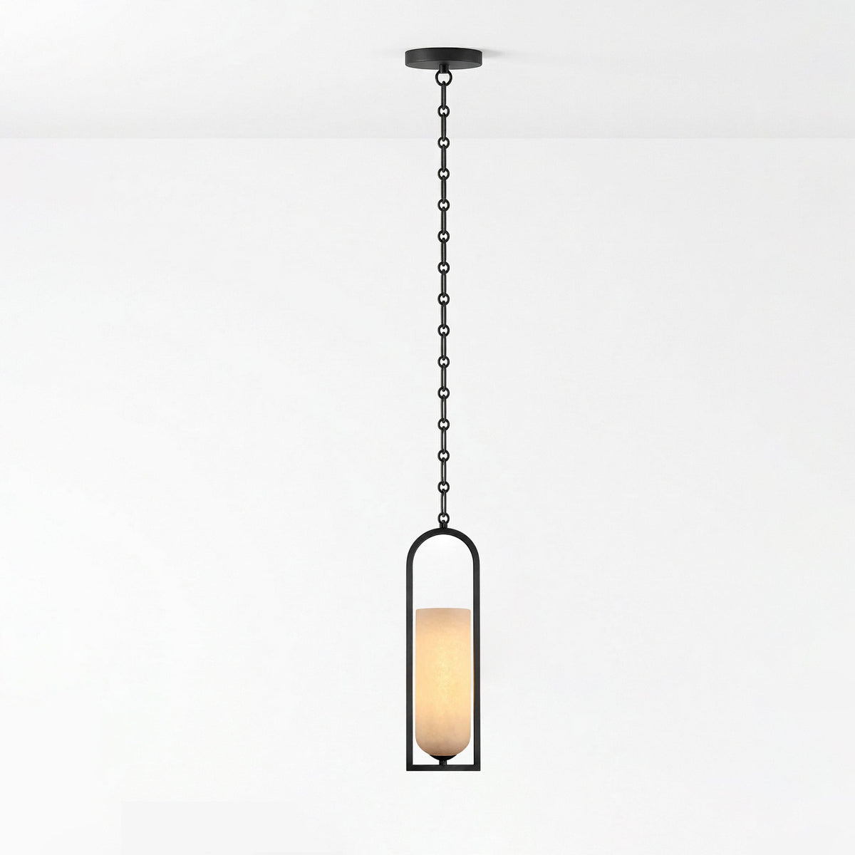 Cascading Chain Lantern Chandelier