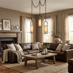 Cascading Chain Lantern Chandelier
