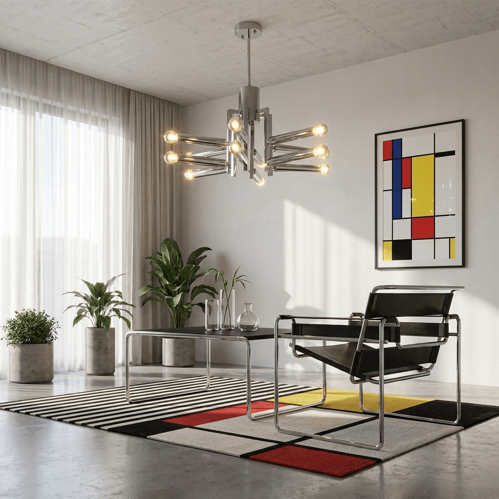 Sputnik Chrome Chandelier