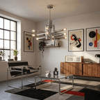 Sputnik Chrome Chandelier