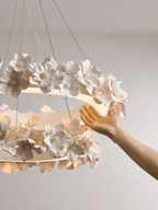 Floral Wreath Chandelier