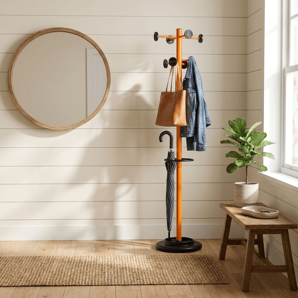 Umbrella Stand Coat Rack