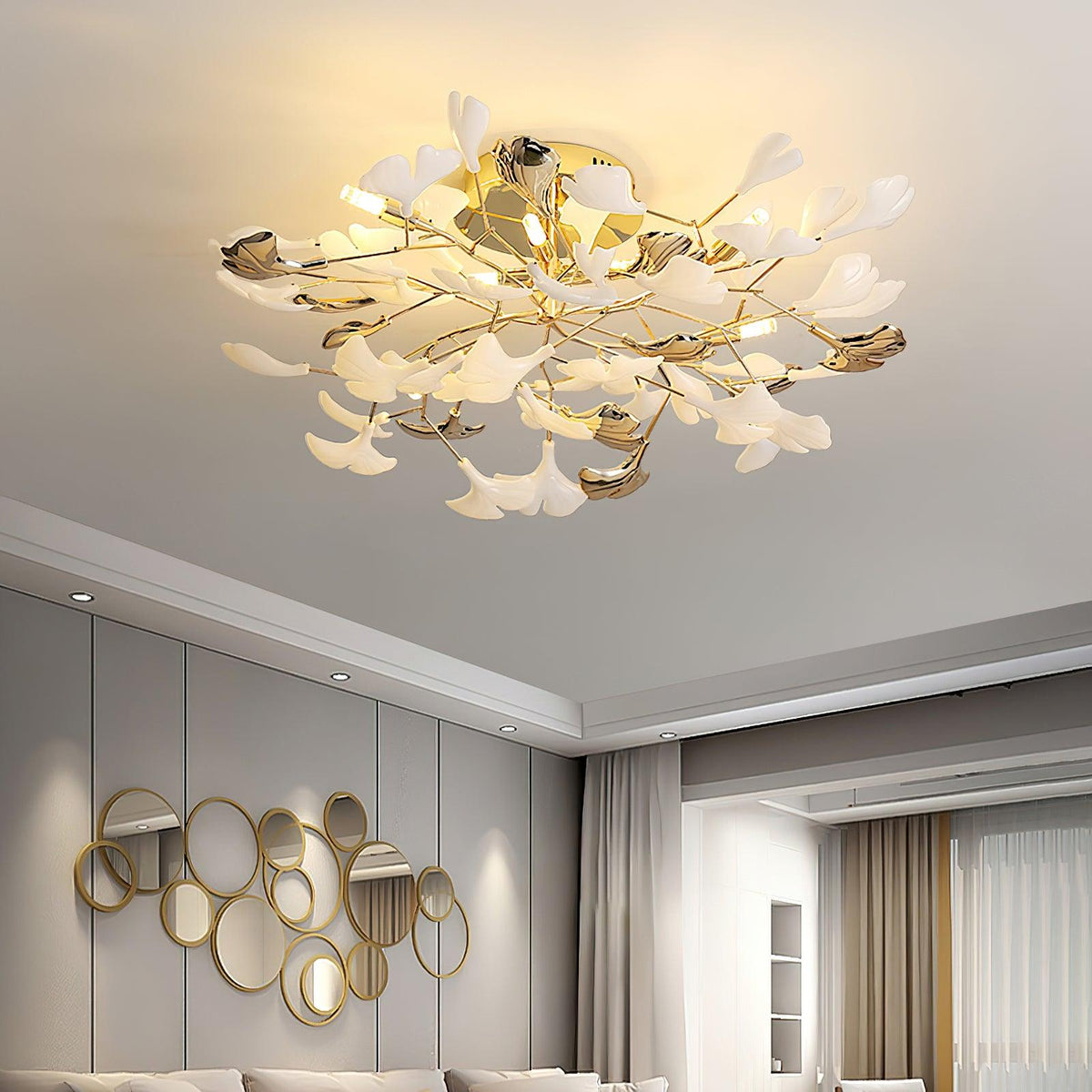 Gingko Flush Ceiling Lamp