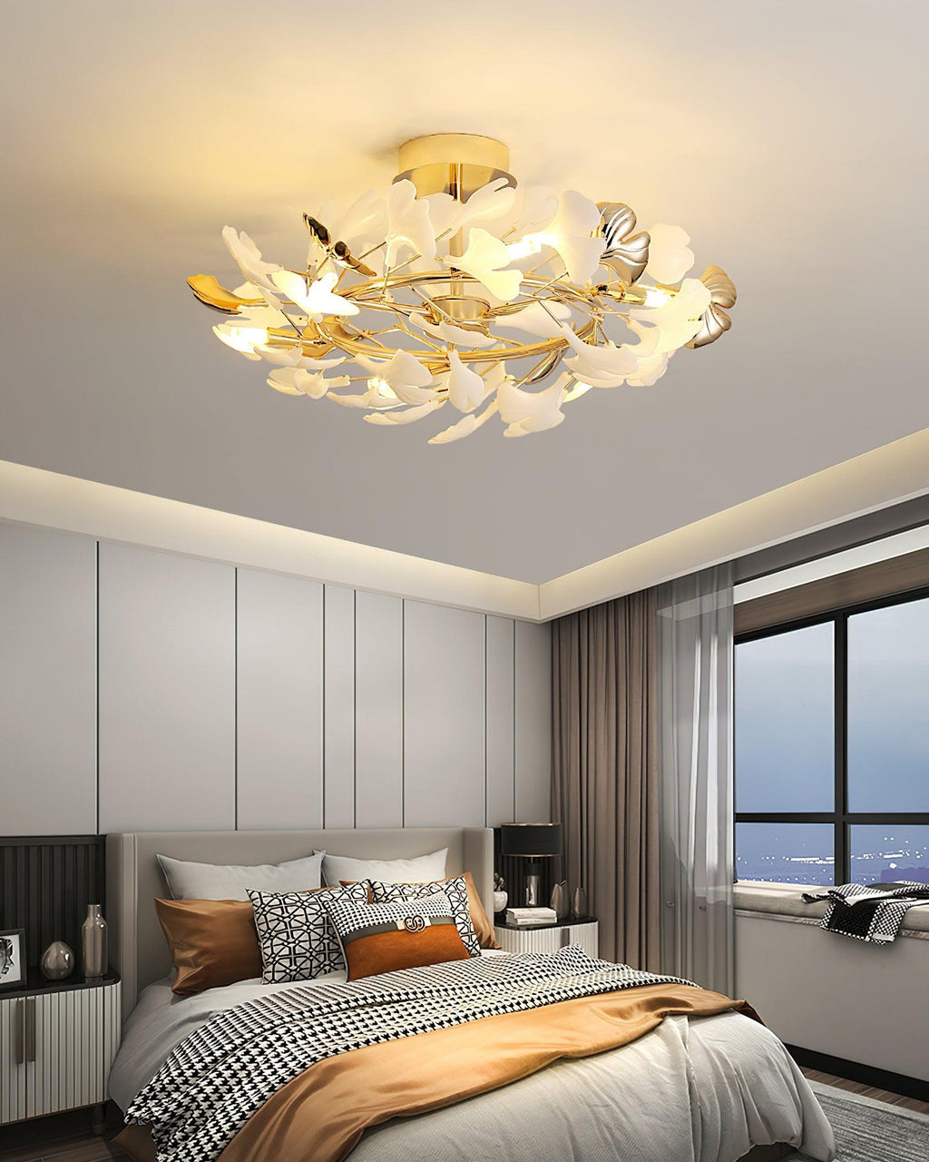 Gingko Flush Ceiling Lamp