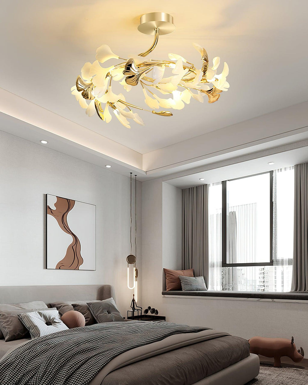 Gingko Flush Ceiling Lamp