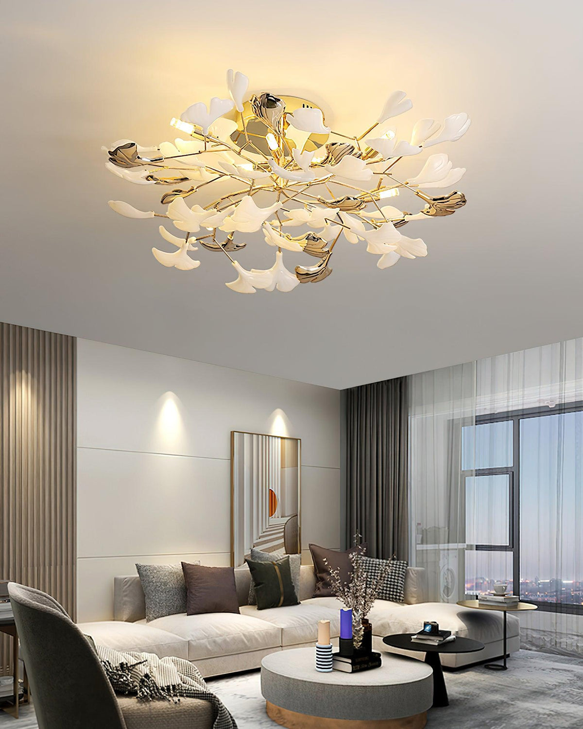 Gingko Flush Ceiling Lamp