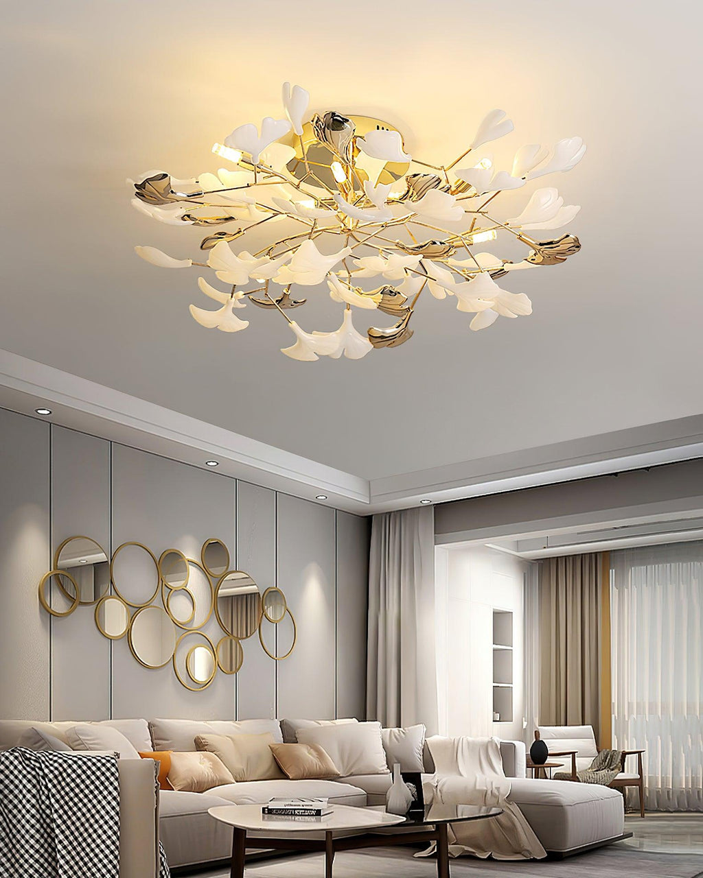 Gingko Flush Ceiling Lamp