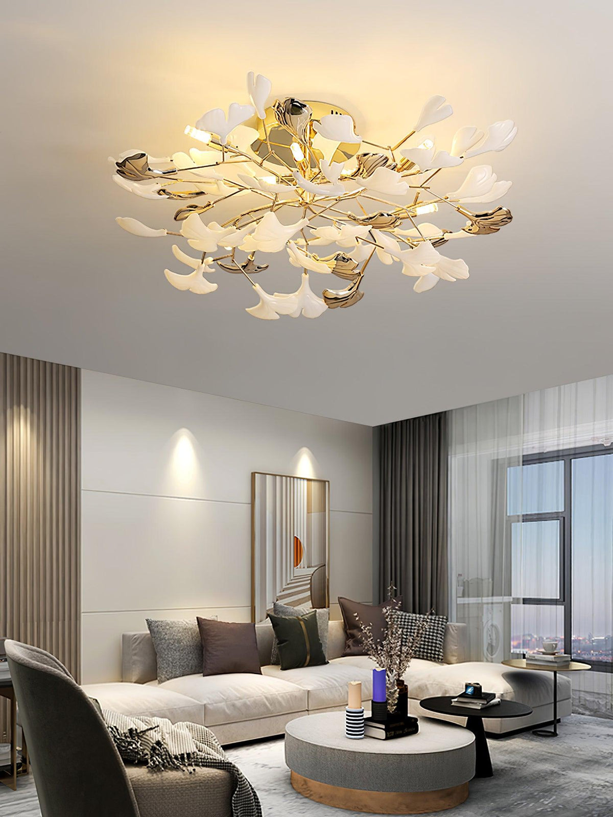 Gingko Flush Ceiling Lamp