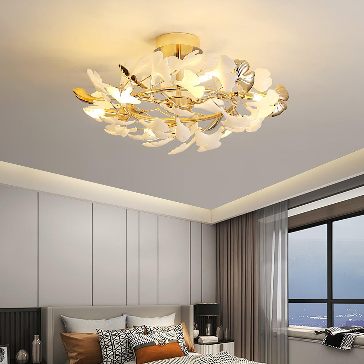 Gingko Flush Ceiling Lamp