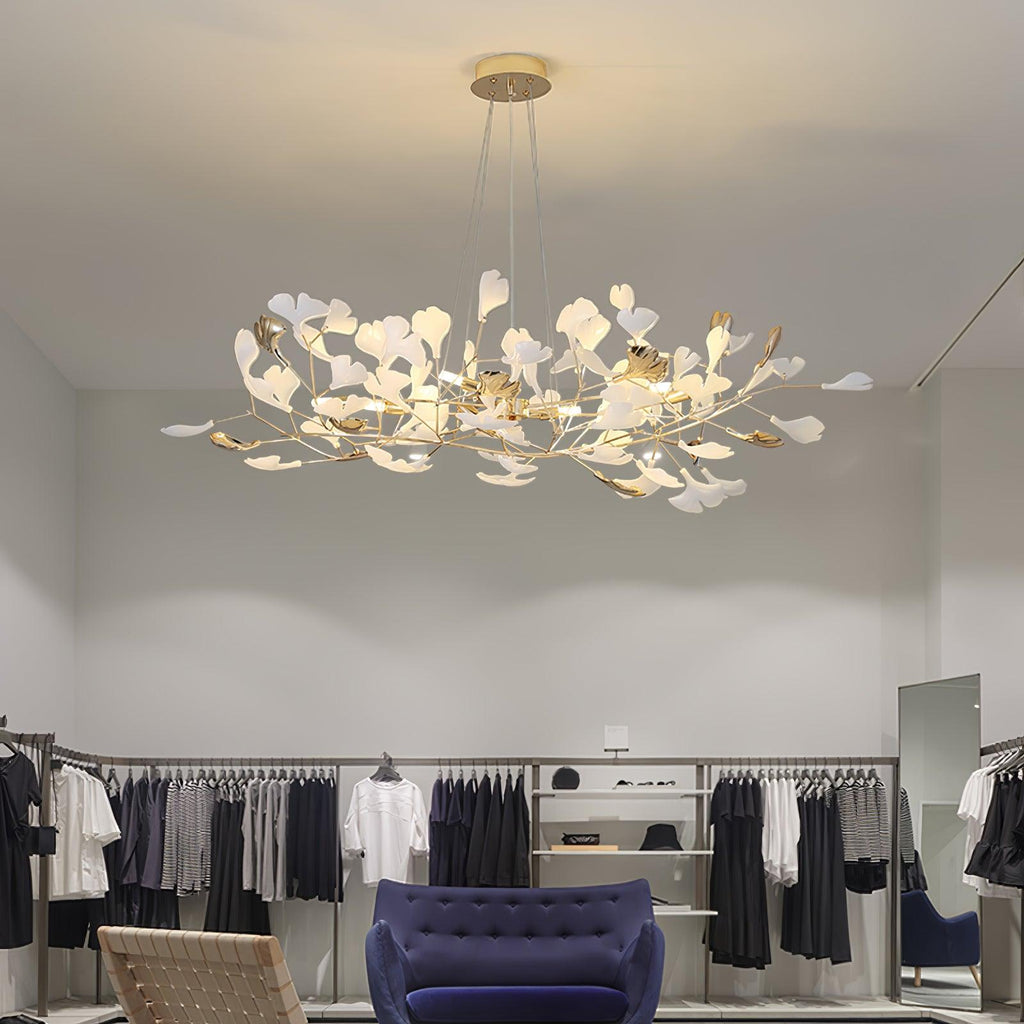Gingko Wreath Chandelier