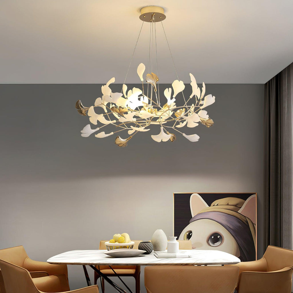 Gingko Wreath Chandelier